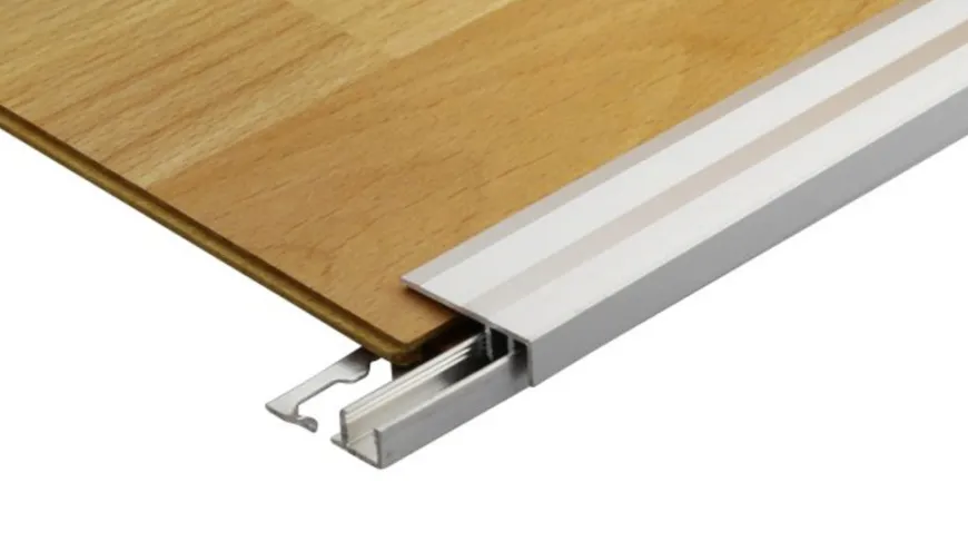 Gulvprofil aluminium - 10 x 30 mm x 0,9 meter
