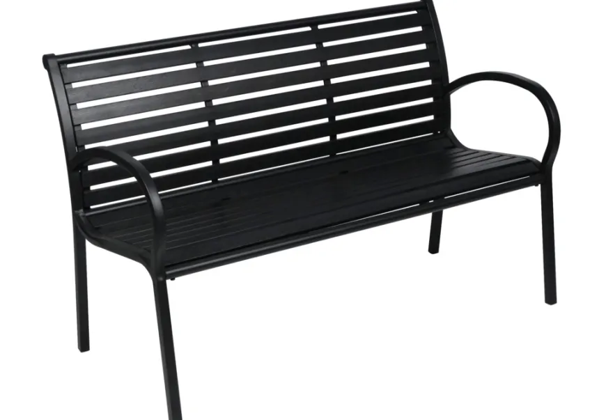 Hagebenk Amsterdam svart 125 x 60 cm - Sunlife®