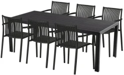 Hagebord Havanna 205 x 90 cm i alu/nonwood - Sunlife®