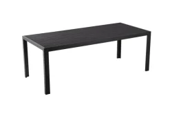 Hagebord Havanna 205 x 90 cm i alu/nonwood - Sunlife®