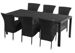 Hagebord Havanna 205 x 90 cm i alu/nonwood - Sunlife®