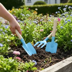 Hageredskaper til barn 3-pk. blå – Garden®