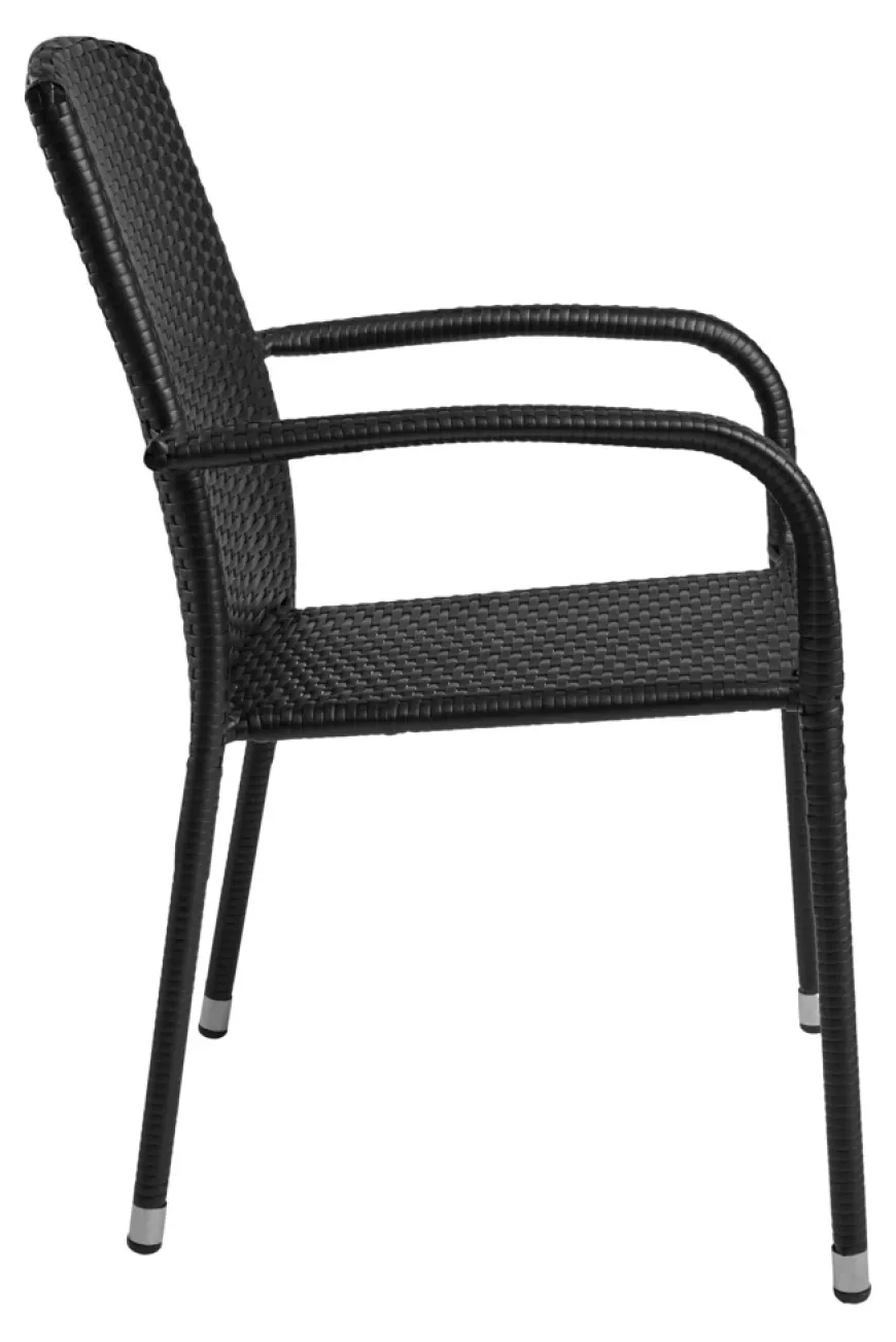 Hagestol Lissabon rotting/metall svart - Sunlife®