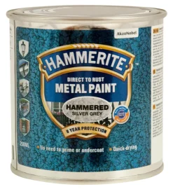 Hammerite metallmaling sølv hammereffekt 250 ml