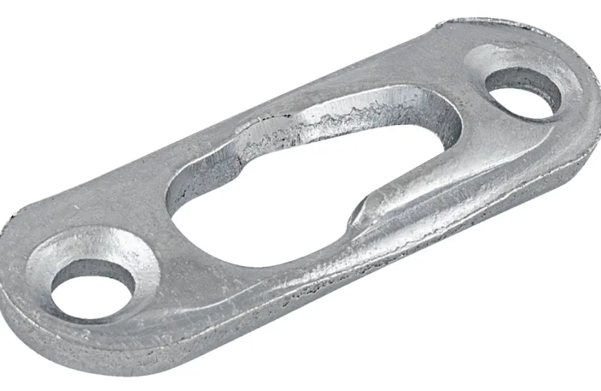 Hektebeslag 43 x 15 mm - 4 stk.