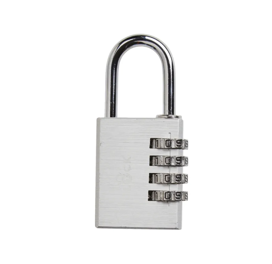 Hengelås m/kode 40 mm aluminium