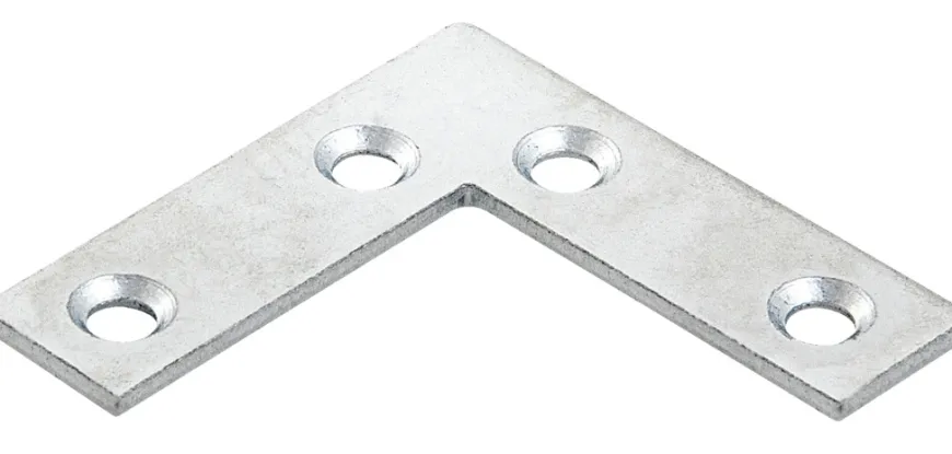 Hjørnebeslag 65 x 65 x 15 mm. mm - 2 stk.