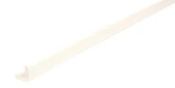 Hjørnelist plast hvit – 20 x 20 x 3000 mm