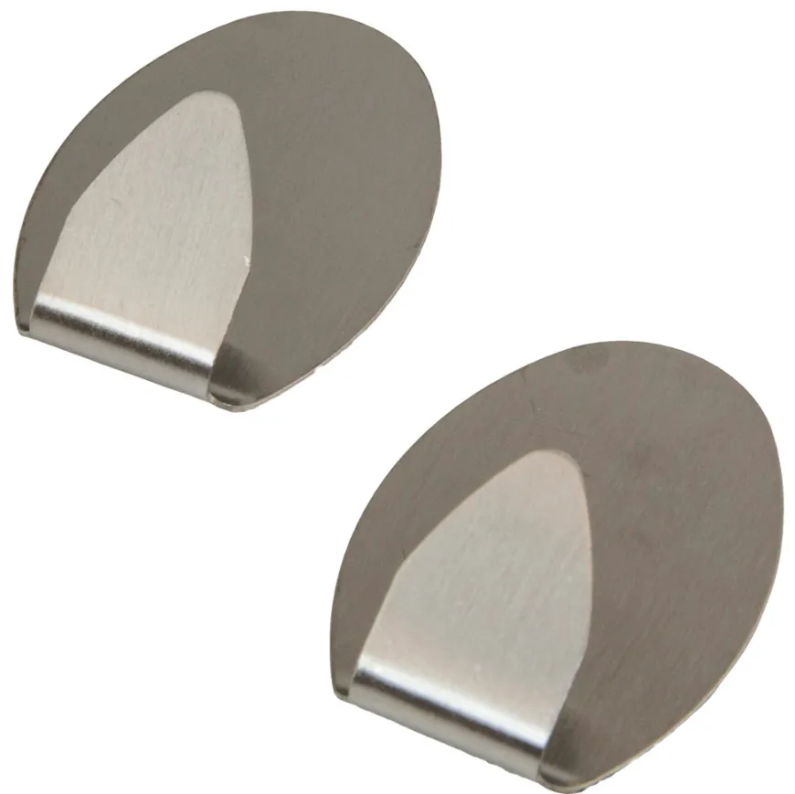 Håndklekroker oval 2 stk. metall - Target