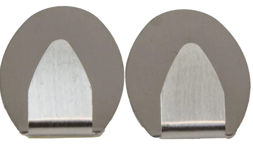 Håndklekroker oval 2 stk. metall - Target