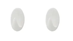 Håndklekrok oval plast large 2 stk. - Target