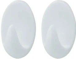 Håndklekrok oval plast medium 2 stk. - Target