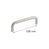 Håndtak U-form stål 128 mm - 2 stk.
