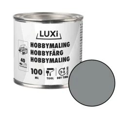 Hobbymaling sølv 100 ml - Luxi