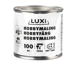 Hobbymaling sølv 100 ml - Luxi