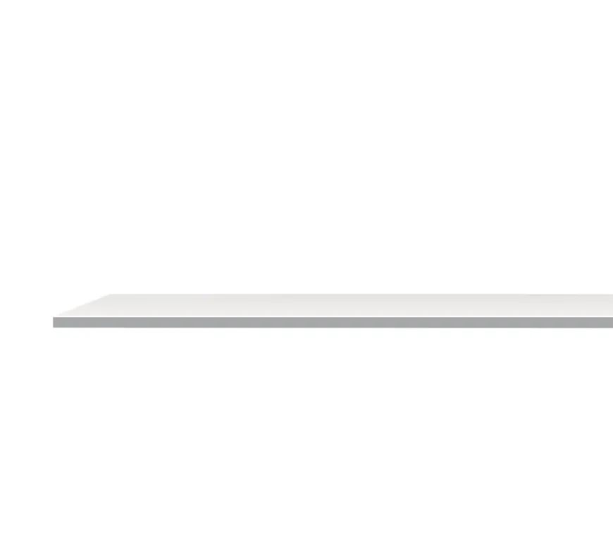 Hobbyplate hvit 18 x 300 x 2400 mm