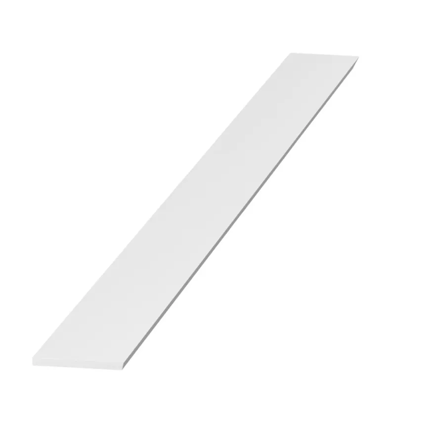 Hobbyplate hvit 18 x 300 x 2400 mm