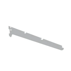 Hylleknekt single 420 mm hvit - Integri