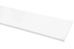 Hylle melamin hvit 16 x 300 x 1200 mm