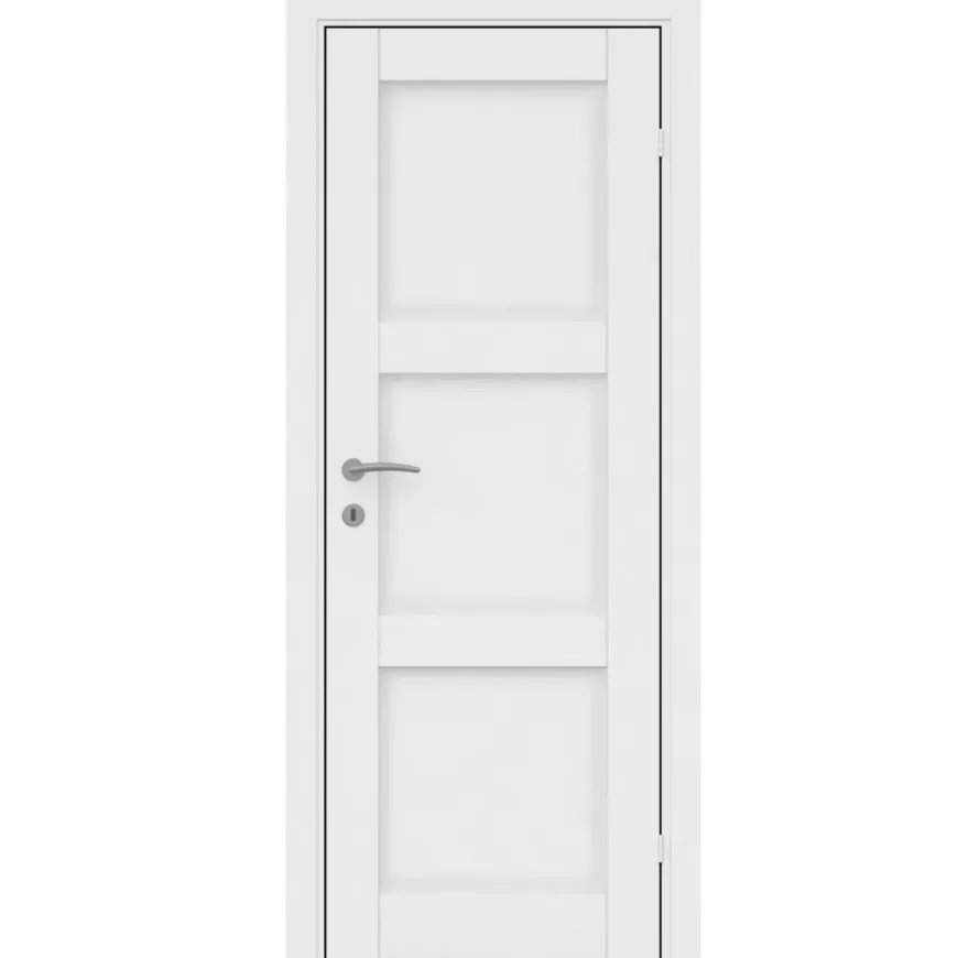 Innerdør Fashion 3 massiv hvit - 62,6 cm