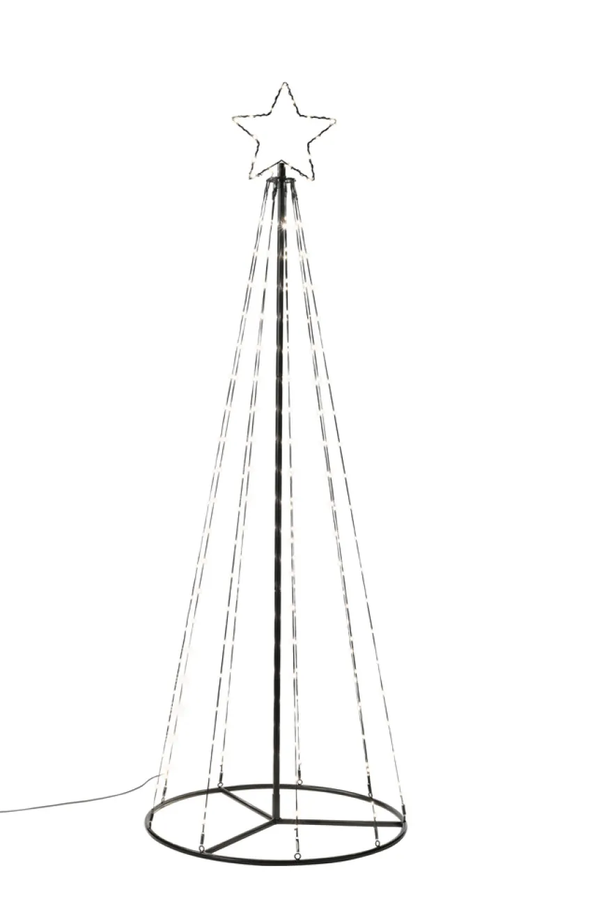 Juletre Flex m/stjerne 192 LED H180 cm