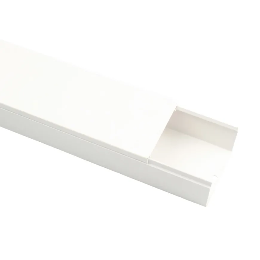 Kabelkanal hvit 60 x 40 mm