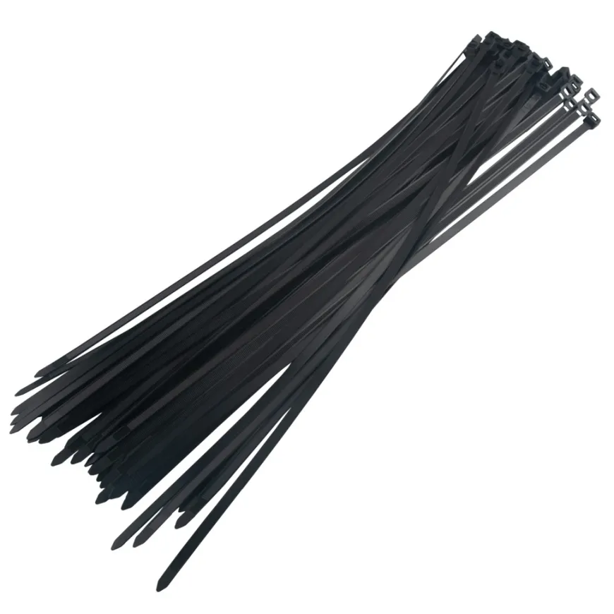 Kabelstrips 7,6 x 500 mm i svart - 50 stk.