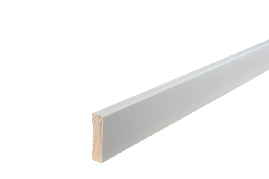 Karmlist 12x58 mm furu slett malt
