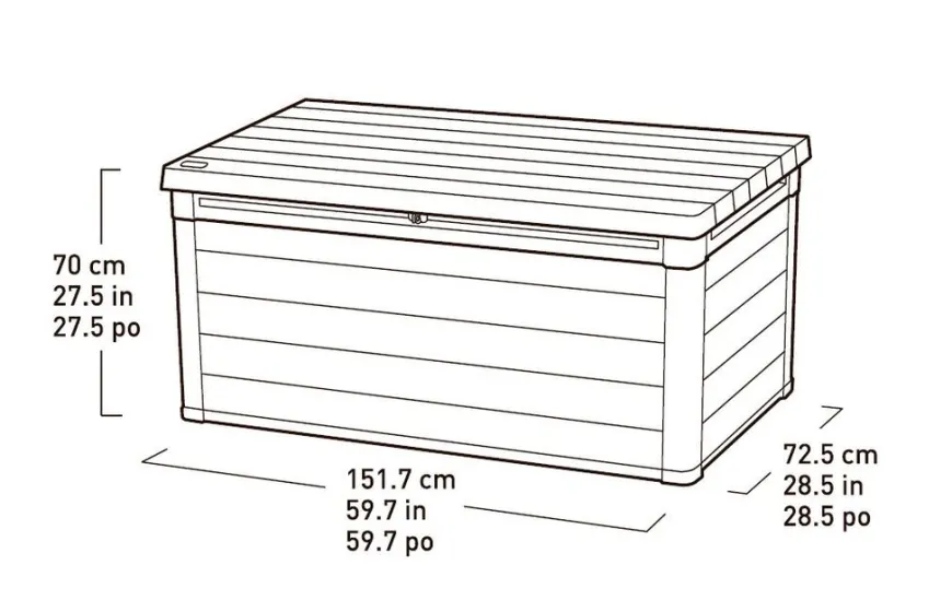 Keter putekasse Denali - 570 liter
