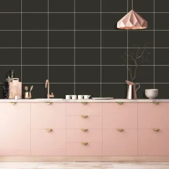 Kitchenline Kjøkkenplate Black Vulcane 610 x 610 mm