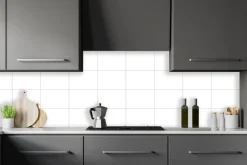 Kitchenline Kjøkkenplate White Kerra 610 x 610 mm