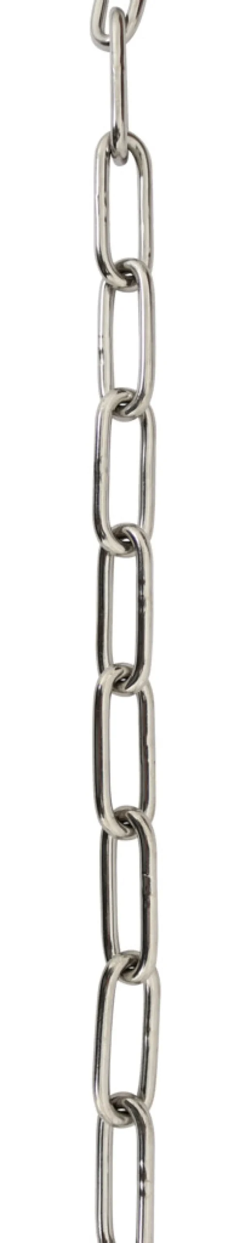 Kjetting langlenket rustfritt stål Ø3 mm x 2 meter