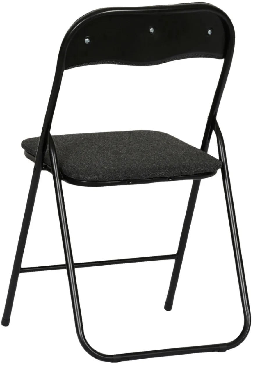 Klappstol polstret grå/svart – DAY