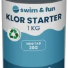 Klor Starter hurtigklor 20 gr tabl. 1 kg - Swim & Fun