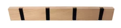 Knaggrekke Flex lys eik 4 kroker 40 cm