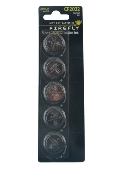 Knappcellebatteri 5-pk. CR2032 - Firefly