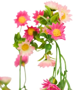Kunstig blomsterranke rosa 210 cm