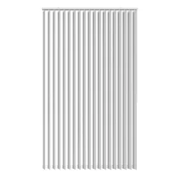 Lamellgardin hvit 150 x 250 cm