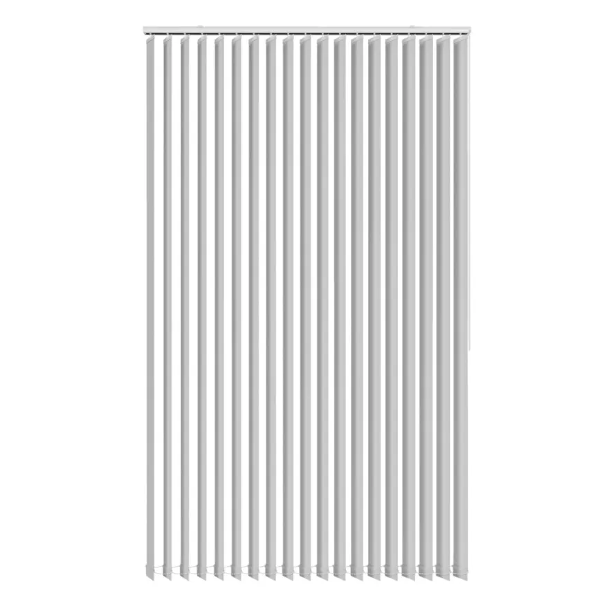 Lamellgardin hvit 150 x 250 cm