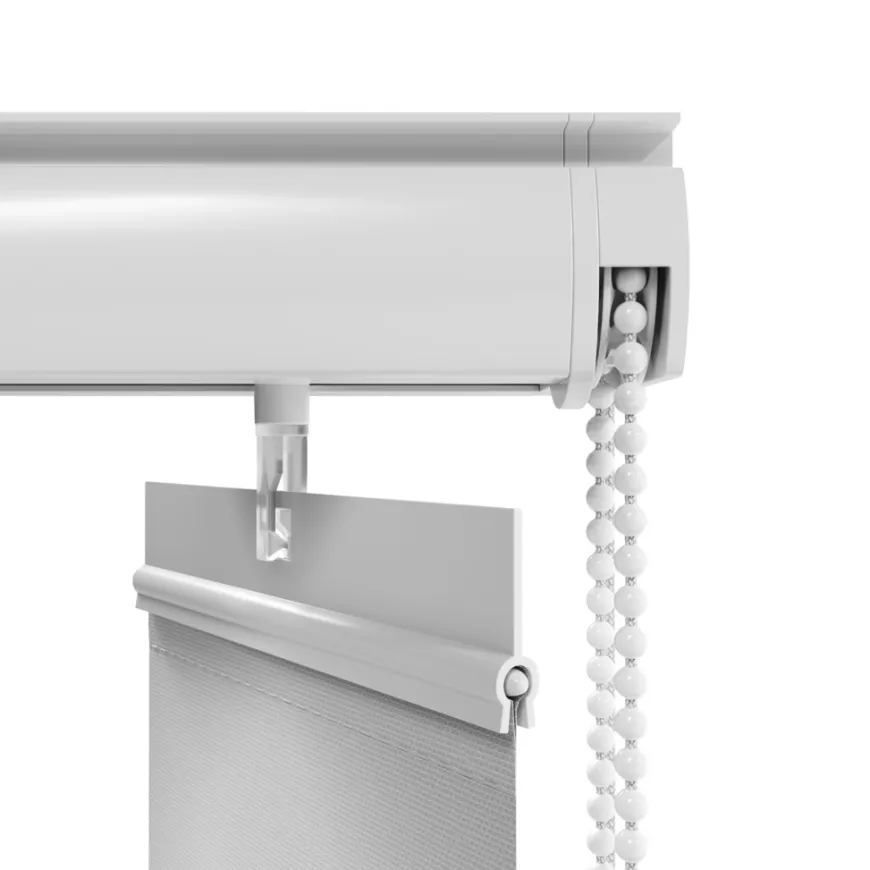 Lamellgardin hvit 100 x 250 cm