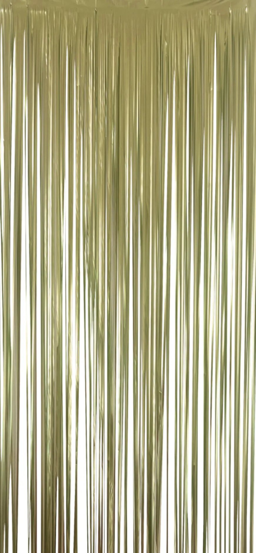 Lamettagardin med selvklebende bakside 90 x H250 cm gull