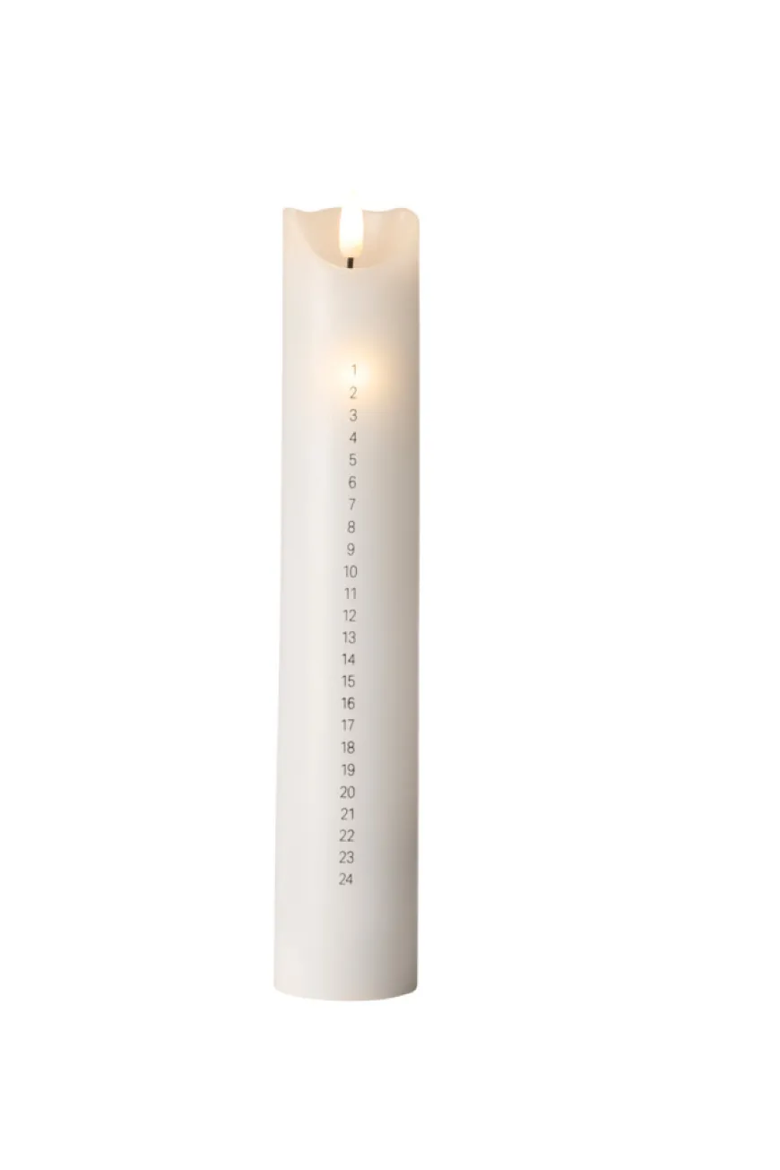 LED-kalenderlys med timer 27,5 cm