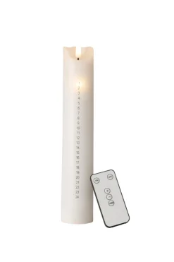 LED-kalenderlys med timer 27,5 cm