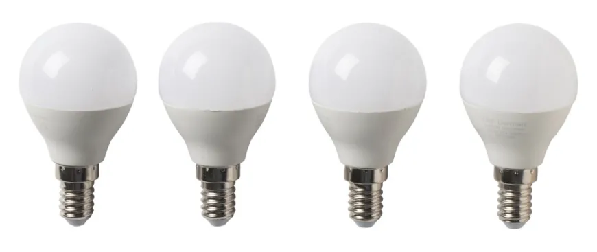 LED-pære krone 4,2 W E14 4-pk.