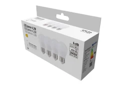 LED-pære krone 4,2 W E27 4-pk.