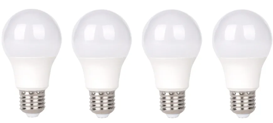 LED-pære standard 7,3 W E27 4-pk.