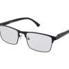 Lesebriller matt svart 2-pk. +2,5