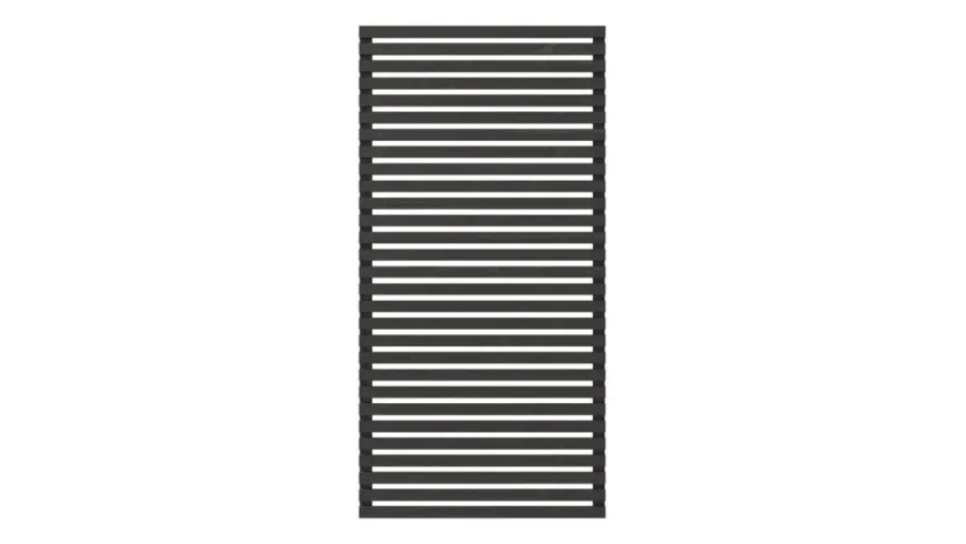 Levegg svart grunnet 90 x 180 cm