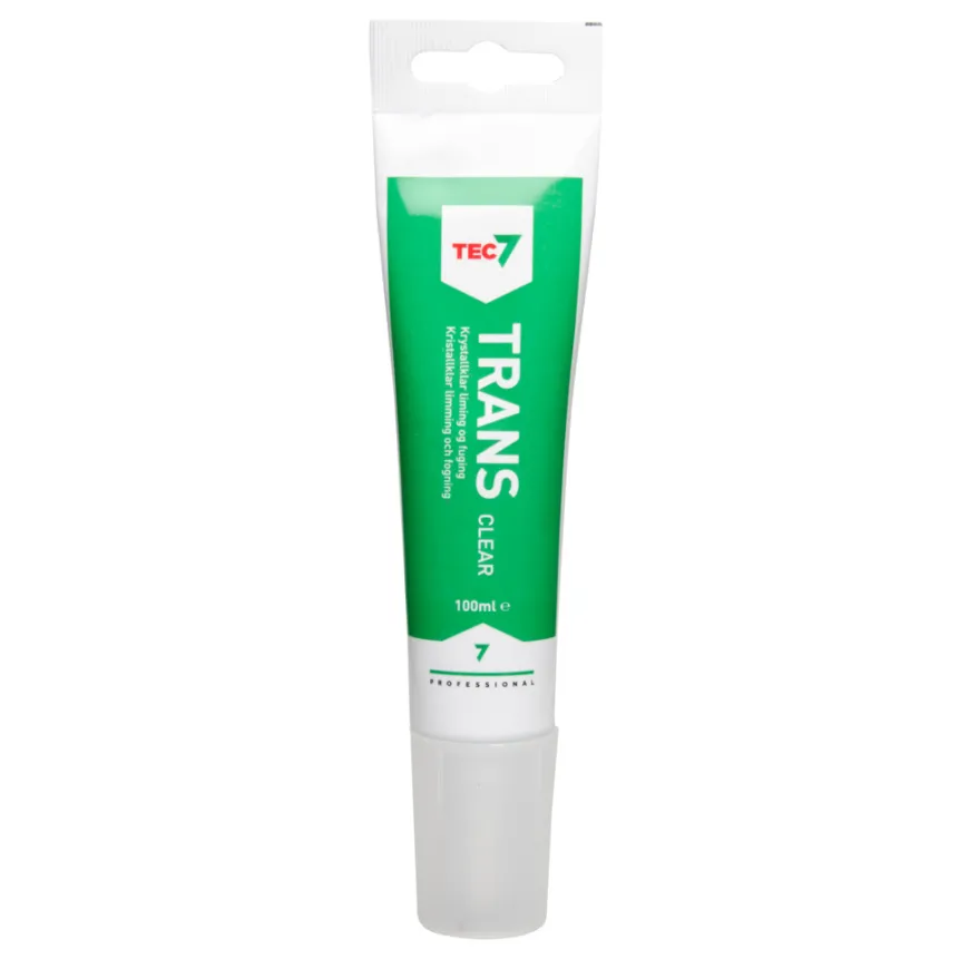 Lim- og fugemasse Trans Clear 100 ml Tec7