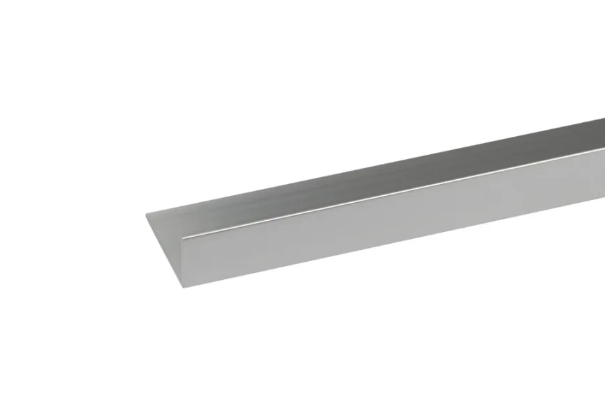 Listprofil sølv - 15 x 30 mm x 2 meter
